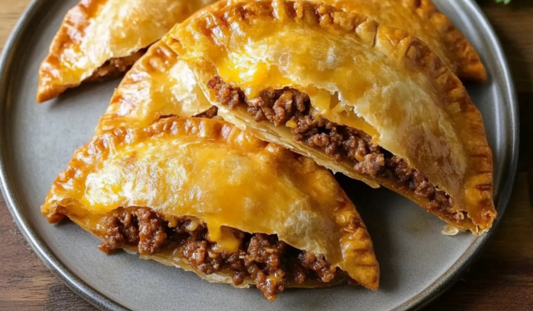 Cheesy Ground Beef Empanadas: A Perfectly Crispy, Flavorful Snack