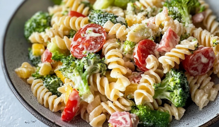 Cobb-Style Broccoli Pasta Salad: A Beginner-Friendly Delight