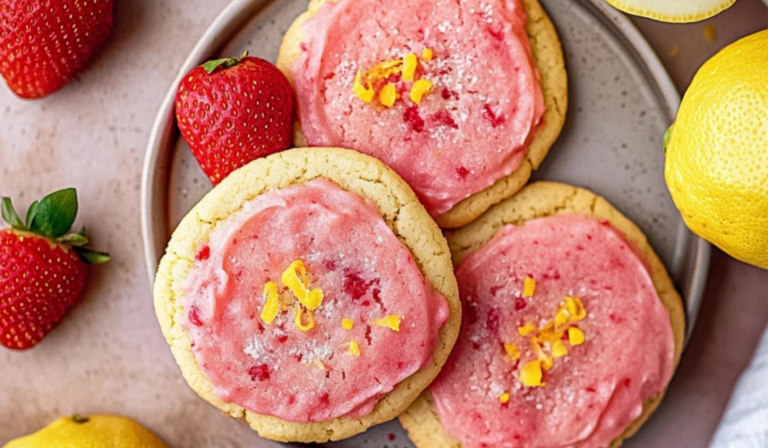 Strawberry Lemonade Cookies: A Refreshing and Easy-to-Make Treat for Beginners