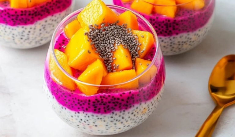 Mango and Dragon Fruit Chia Pudding: A Beginner’s Guide to a Healthy Tropical Treat