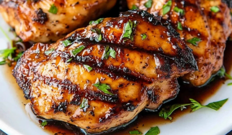 Grilled Balsamic Glazed Chicken: A Simple Recipe for Beginner Cooks