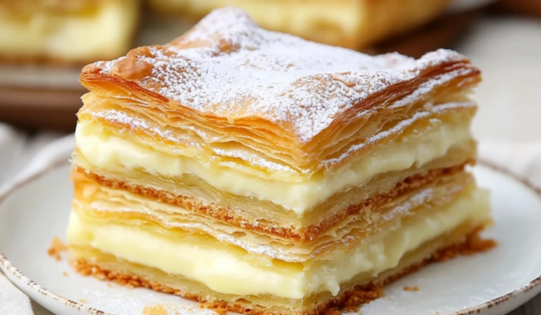 Vanilla Custard Puff Pastry Cake: A Perfect Recipe for Beginners