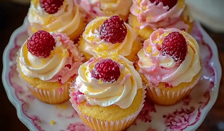 Raspberry Lemon Heaven Cupcakes: A Burst of Citrus and Berry Delight