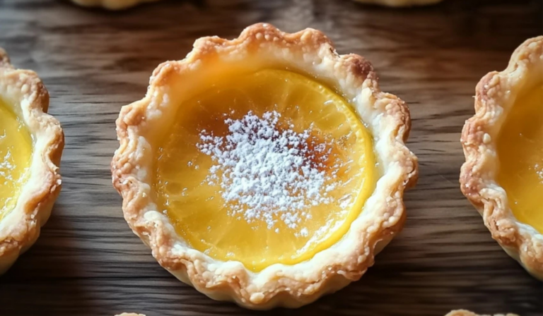 Bright and Tangy Baby Lemon Custard Pies: A Beginner-Friendly Treat