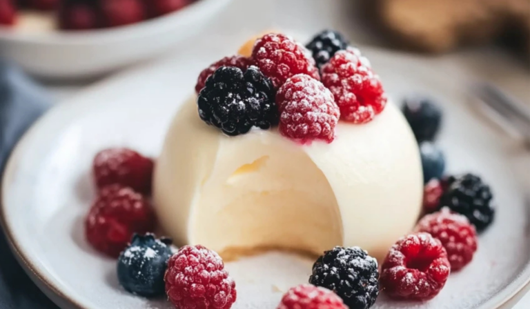 Bavarian Cream with Fresh Berries: A Classic French Dessert Perfect for Any Occasion