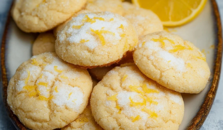 Soft & Tender Lemon Zest Cookies: A Chewy Citrus Delight