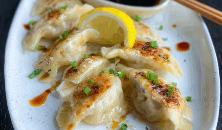 Zesty Lemon Chicken Potstickers: A Fresh and Flavorful Homemade Delight