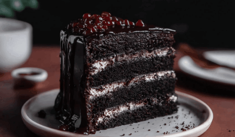 Black Velvet Cake with Black Cocoa Frosting: Deep, Rich, and Elegant